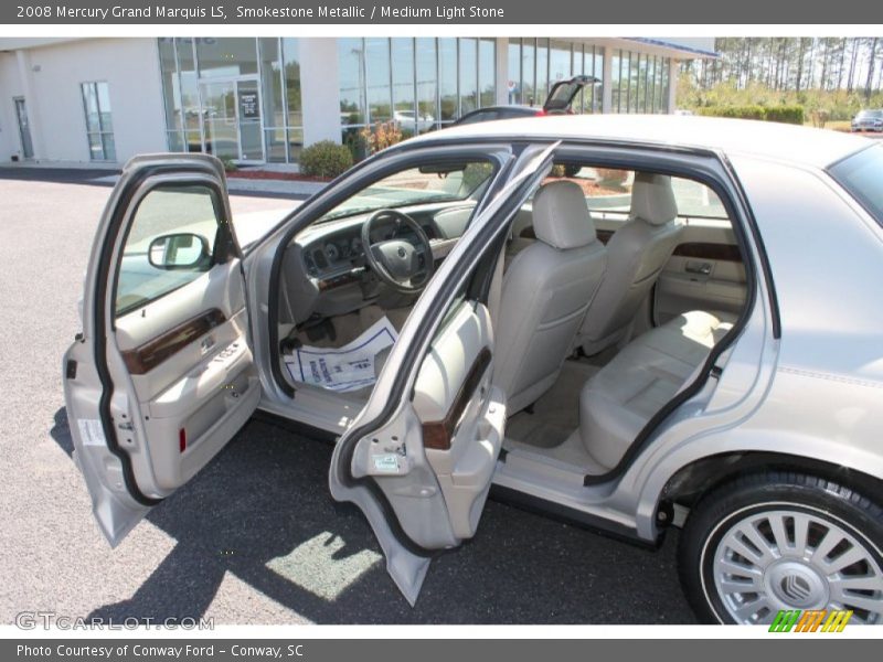 Smokestone Metallic / Medium Light Stone 2008 Mercury Grand Marquis LS