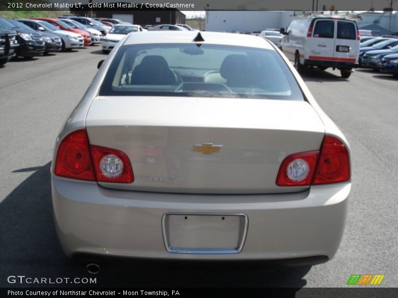 Gold Mist Metallic / Cocoa/Cashmere 2012 Chevrolet Malibu LT