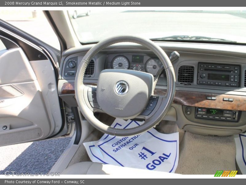 Smokestone Metallic / Medium Light Stone 2008 Mercury Grand Marquis LS