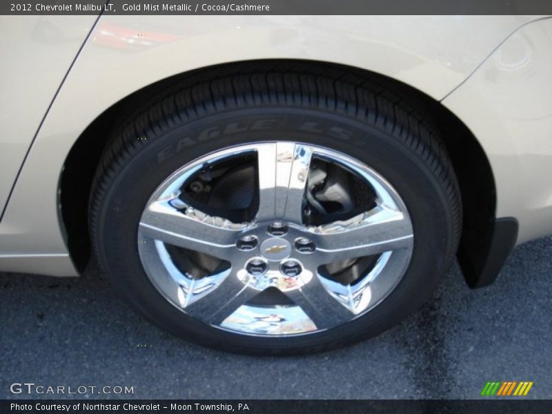 Gold Mist Metallic / Cocoa/Cashmere 2012 Chevrolet Malibu LT