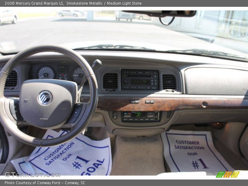 Smokestone Metallic / Medium Light Stone 2008 Mercury Grand Marquis LS