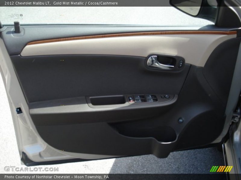 Gold Mist Metallic / Cocoa/Cashmere 2012 Chevrolet Malibu LT