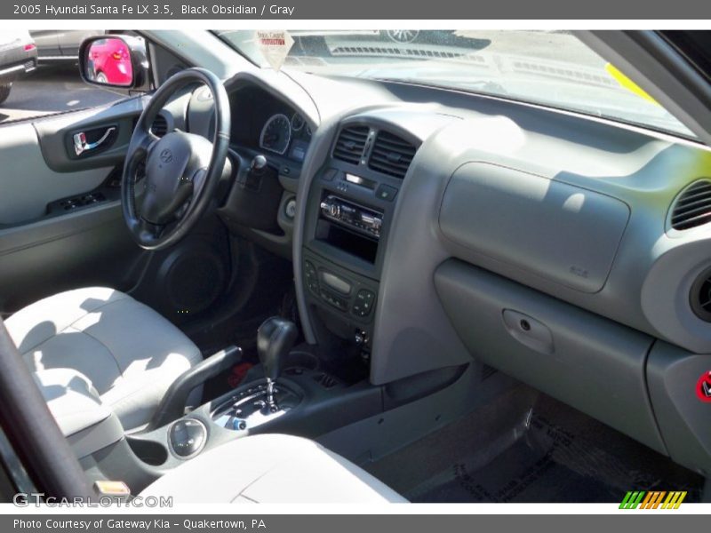 Black Obsidian / Gray 2005 Hyundai Santa Fe LX 3.5