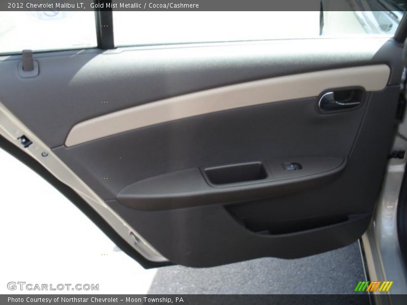 Gold Mist Metallic / Cocoa/Cashmere 2012 Chevrolet Malibu LT