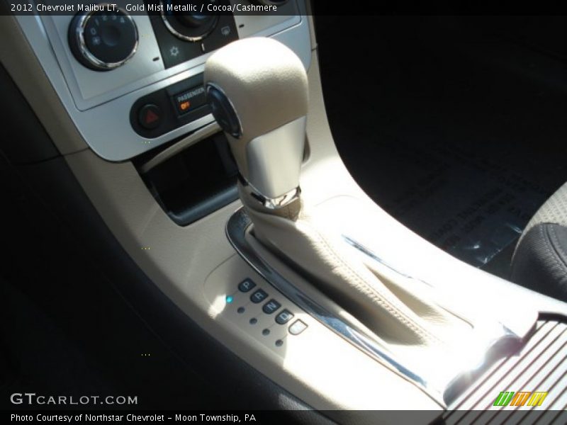 Gold Mist Metallic / Cocoa/Cashmere 2012 Chevrolet Malibu LT