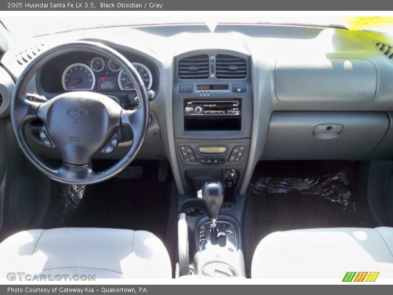 Black Obsidian / Gray 2005 Hyundai Santa Fe LX 3.5