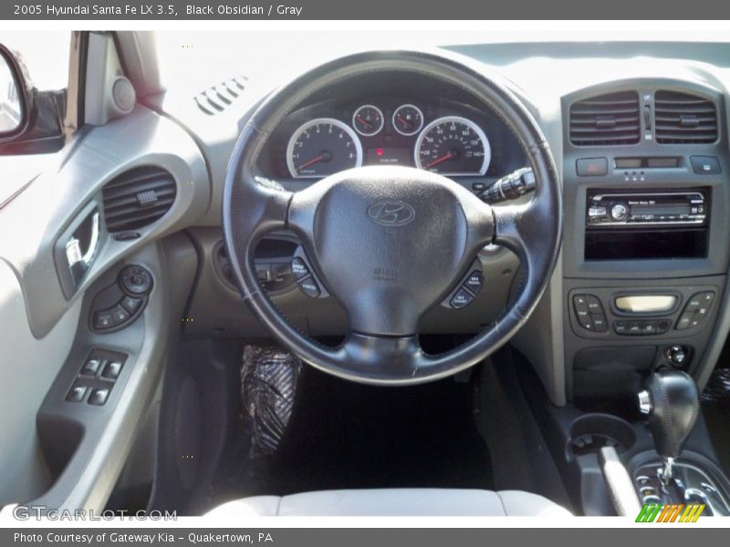 Black Obsidian / Gray 2005 Hyundai Santa Fe LX 3.5