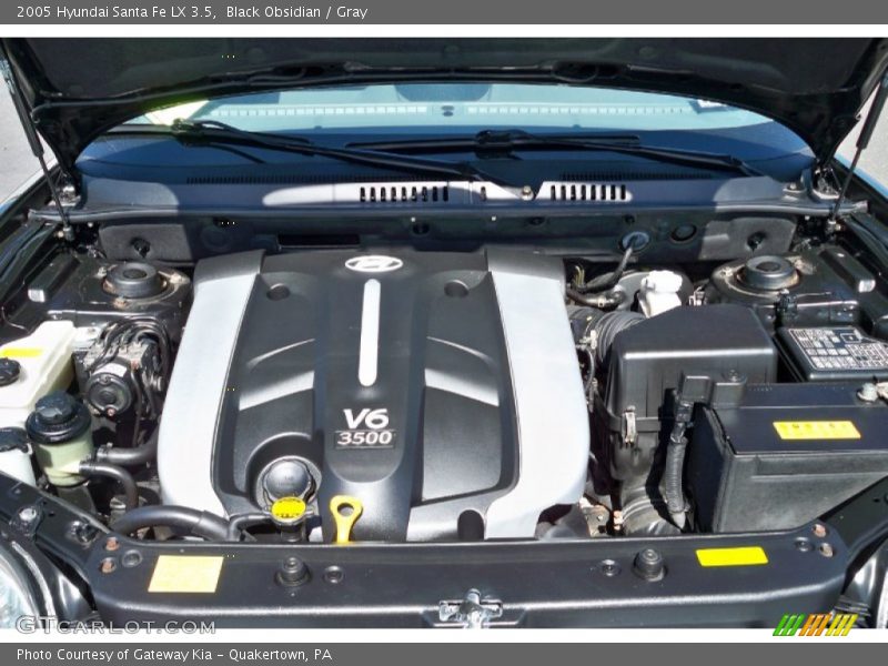 Black Obsidian / Gray 2005 Hyundai Santa Fe LX 3.5