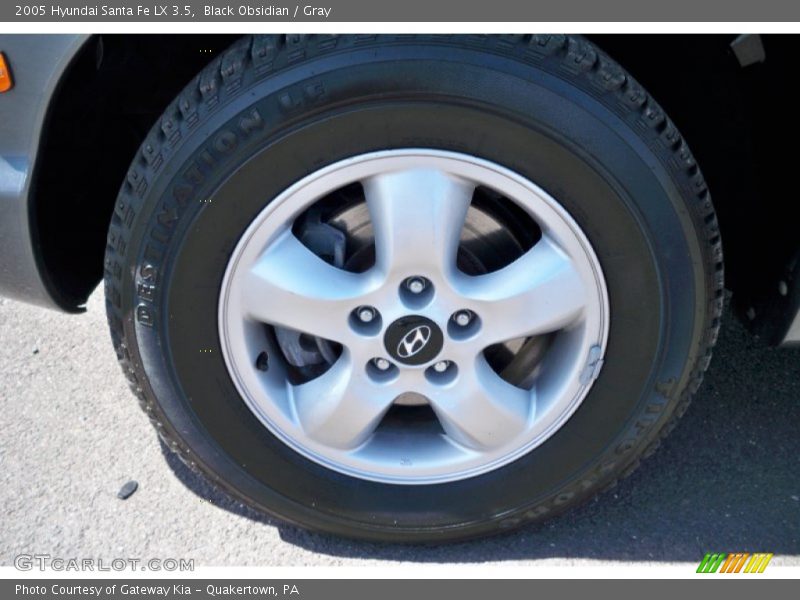 Black Obsidian / Gray 2005 Hyundai Santa Fe LX 3.5
