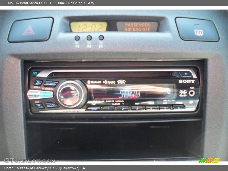 Black Obsidian / Gray 2005 Hyundai Santa Fe LX 3.5