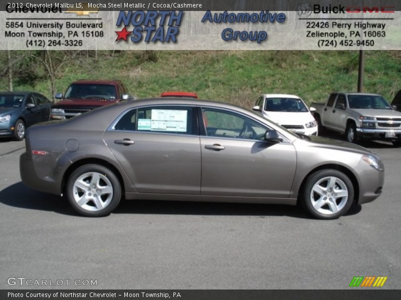 Mocha Steel Metallic / Cocoa/Cashmere 2012 Chevrolet Malibu LS
