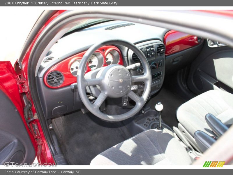 Inferno Red Pearlcoat / Dark Slate Gray 2004 Chrysler PT Cruiser