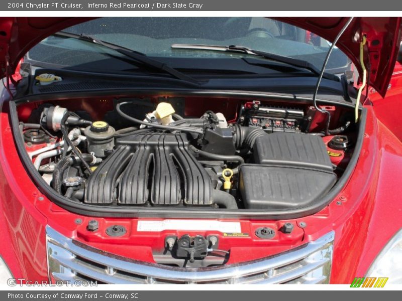 Inferno Red Pearlcoat / Dark Slate Gray 2004 Chrysler PT Cruiser