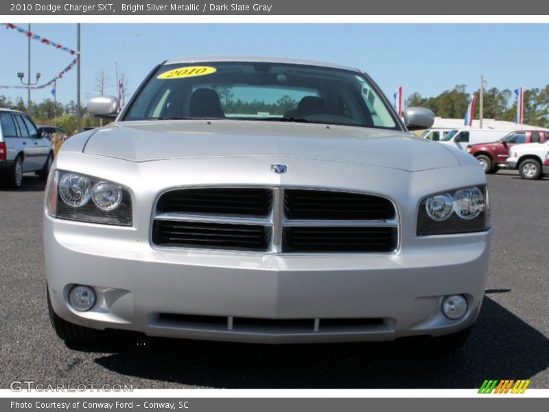 Bright Silver Metallic / Dark Slate Gray 2010 Dodge Charger SXT