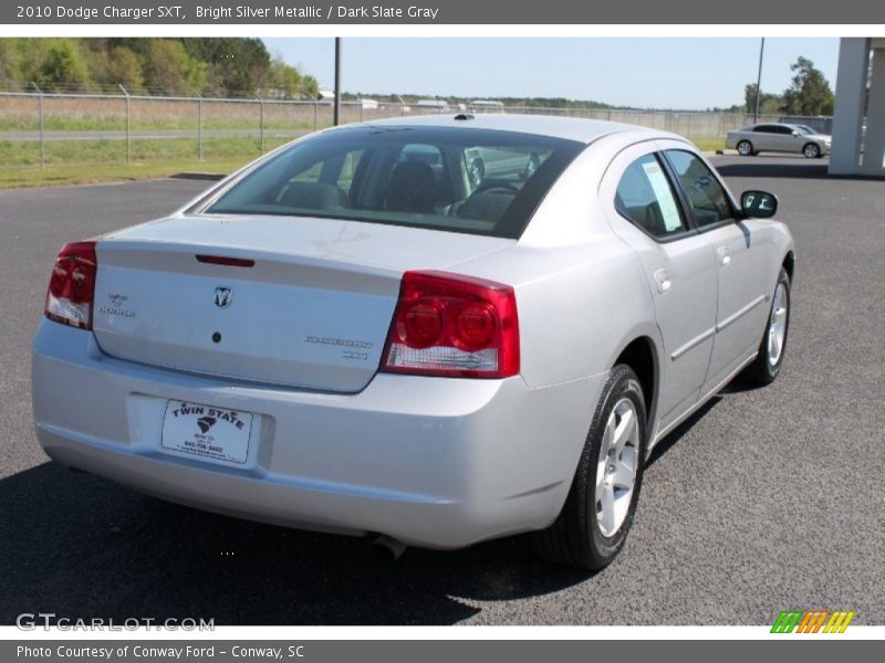 Bright Silver Metallic / Dark Slate Gray 2010 Dodge Charger SXT
