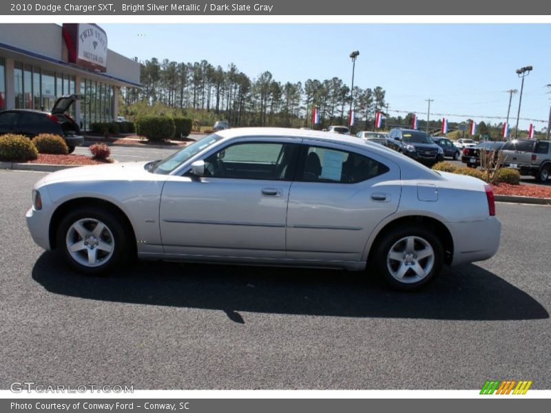 Bright Silver Metallic / Dark Slate Gray 2010 Dodge Charger SXT