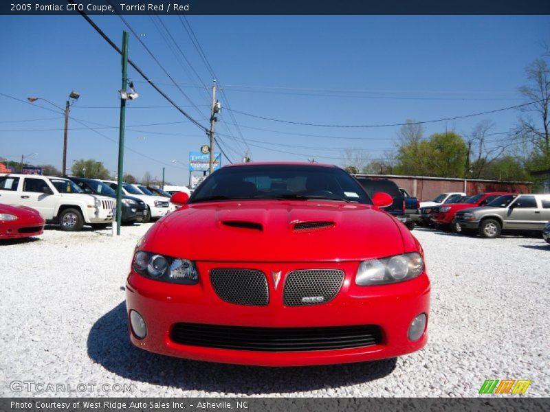  2005 GTO Coupe Torrid Red