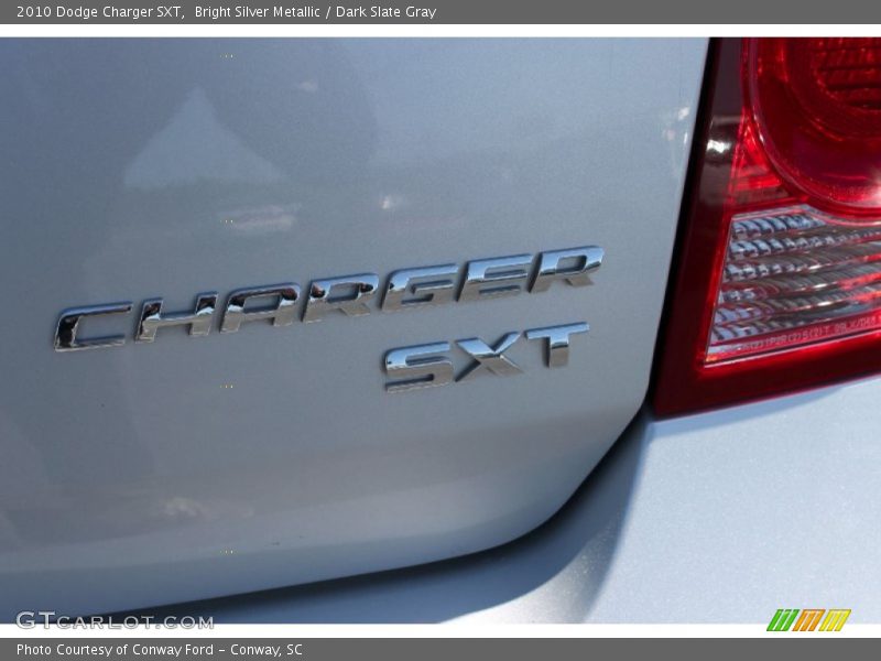 Bright Silver Metallic / Dark Slate Gray 2010 Dodge Charger SXT