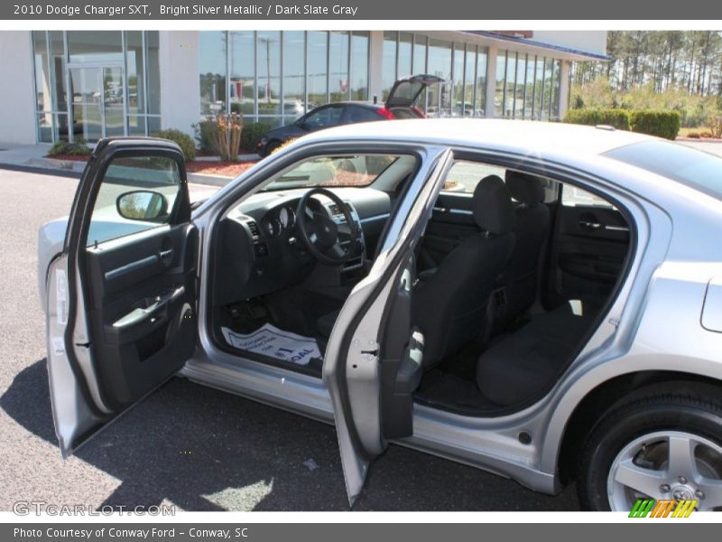 Bright Silver Metallic / Dark Slate Gray 2010 Dodge Charger SXT