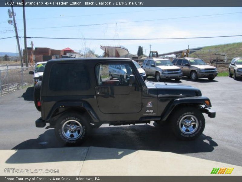 Black Clearcoat / Dark Slate Gray 2003 Jeep Wrangler X 4x4 Freedom Edition