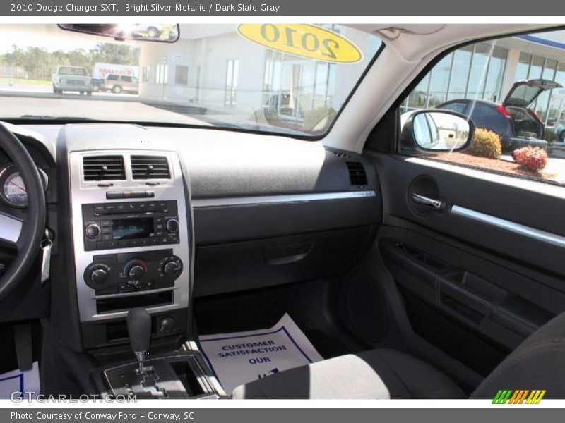 Bright Silver Metallic / Dark Slate Gray 2010 Dodge Charger SXT