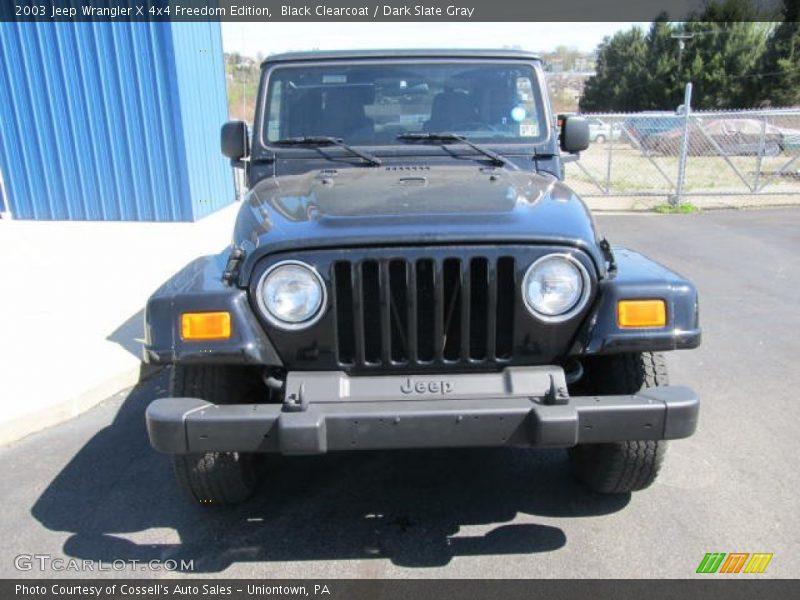 Black Clearcoat / Dark Slate Gray 2003 Jeep Wrangler X 4x4 Freedom Edition