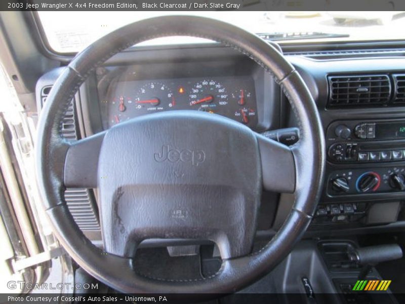 Black Clearcoat / Dark Slate Gray 2003 Jeep Wrangler X 4x4 Freedom Edition