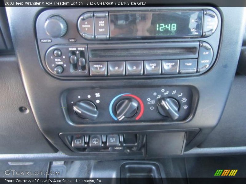 Black Clearcoat / Dark Slate Gray 2003 Jeep Wrangler X 4x4 Freedom Edition