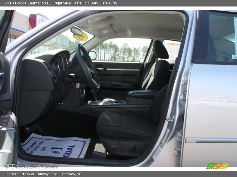 Bright Silver Metallic / Dark Slate Gray 2010 Dodge Charger SXT