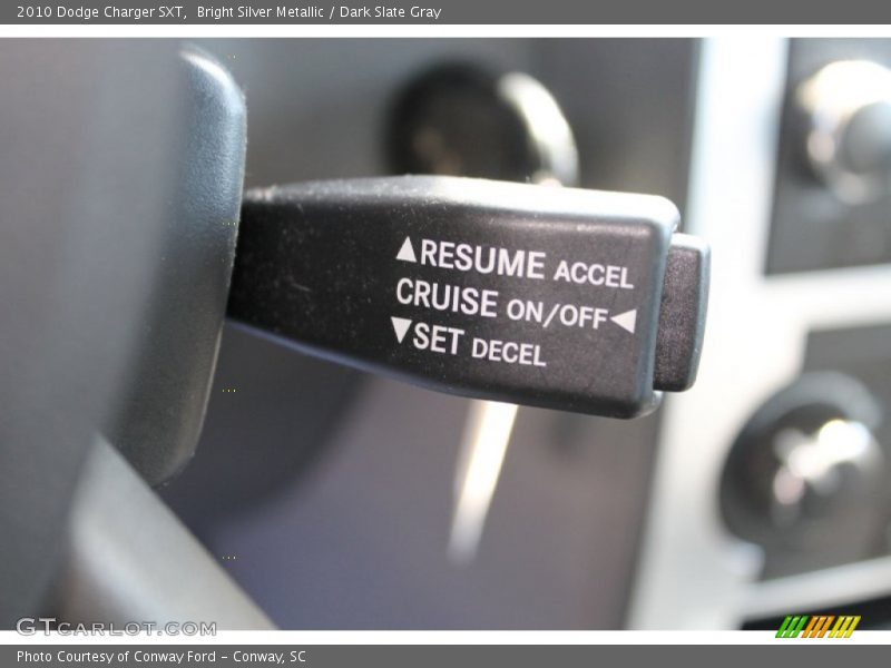 Bright Silver Metallic / Dark Slate Gray 2010 Dodge Charger SXT