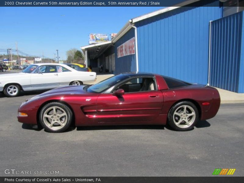  2003 Corvette 50th Anniversary Edition Coupe 50th Anniversary Red