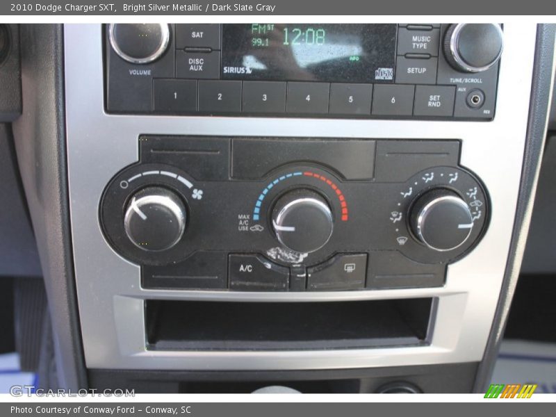 Bright Silver Metallic / Dark Slate Gray 2010 Dodge Charger SXT