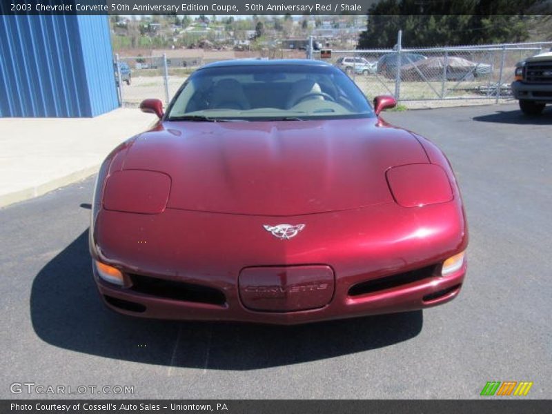 50th Anniversary Red / Shale 2003 Chevrolet Corvette 50th Anniversary Edition Coupe