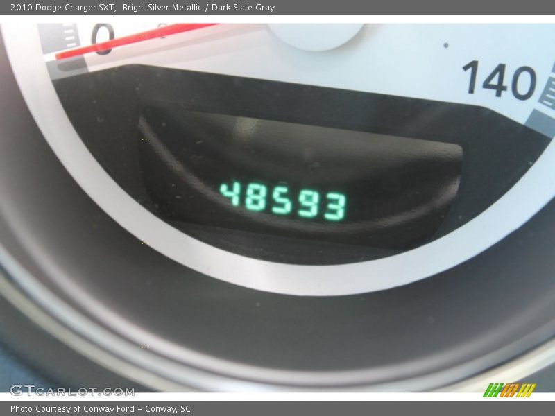 Bright Silver Metallic / Dark Slate Gray 2010 Dodge Charger SXT