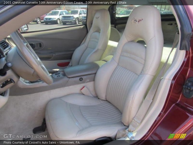 Front Seat of 2003 Corvette 50th Anniversary Edition Coupe