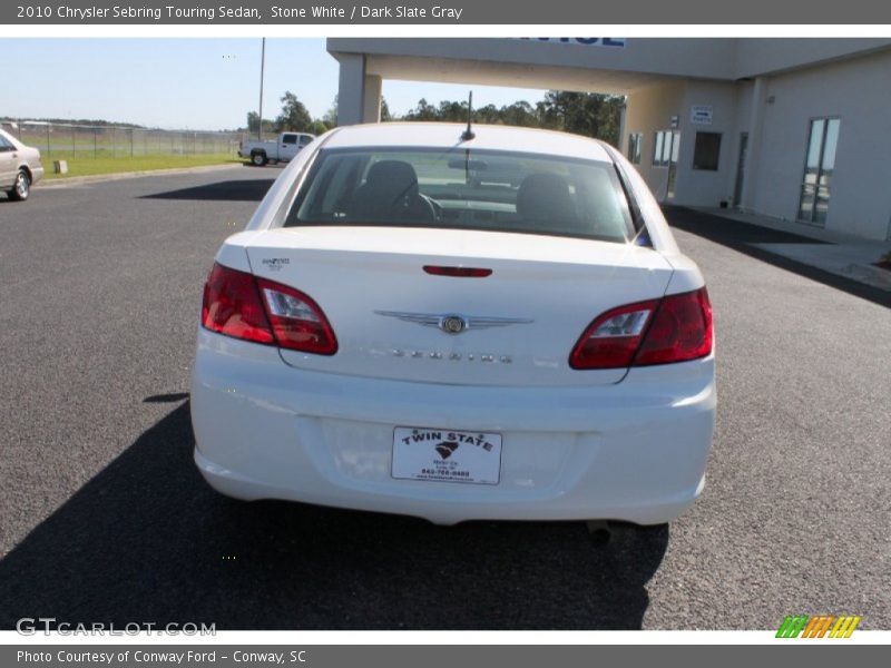 Stone White / Dark Slate Gray 2010 Chrysler Sebring Touring Sedan