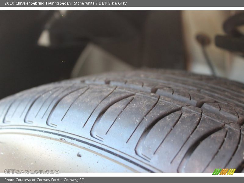 Stone White / Dark Slate Gray 2010 Chrysler Sebring Touring Sedan