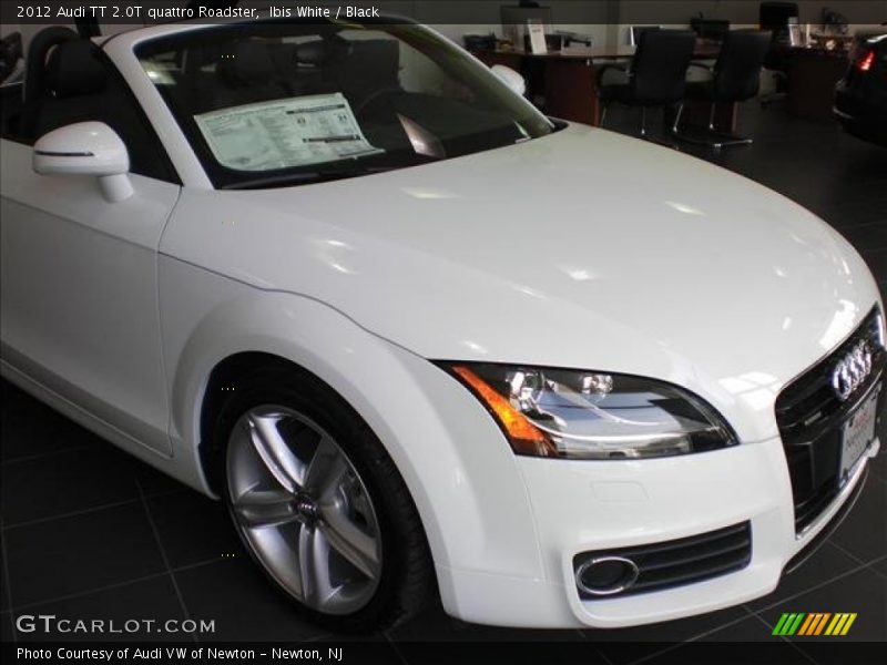 Ibis White / Black 2012 Audi TT 2.0T quattro Roadster