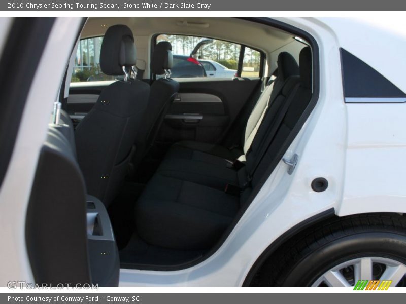 Stone White / Dark Slate Gray 2010 Chrysler Sebring Touring Sedan