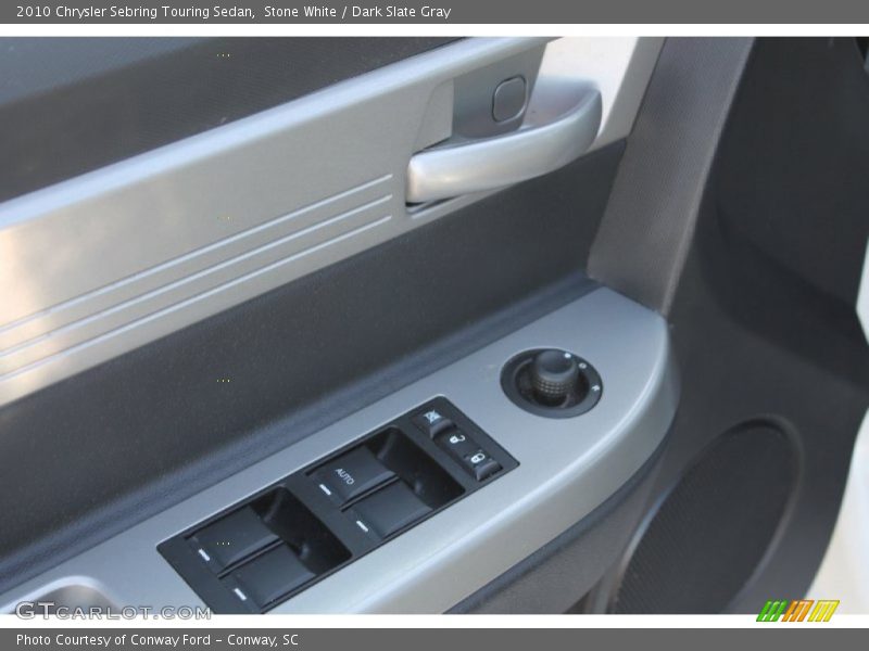Stone White / Dark Slate Gray 2010 Chrysler Sebring Touring Sedan