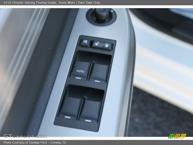 Stone White / Dark Slate Gray 2010 Chrysler Sebring Touring Sedan