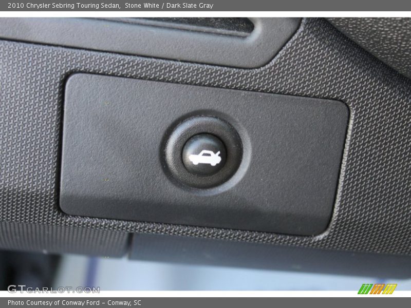 Stone White / Dark Slate Gray 2010 Chrysler Sebring Touring Sedan