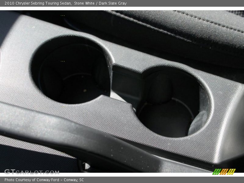 Stone White / Dark Slate Gray 2010 Chrysler Sebring Touring Sedan