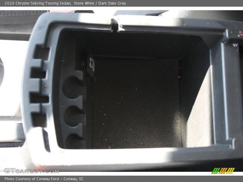 Stone White / Dark Slate Gray 2010 Chrysler Sebring Touring Sedan