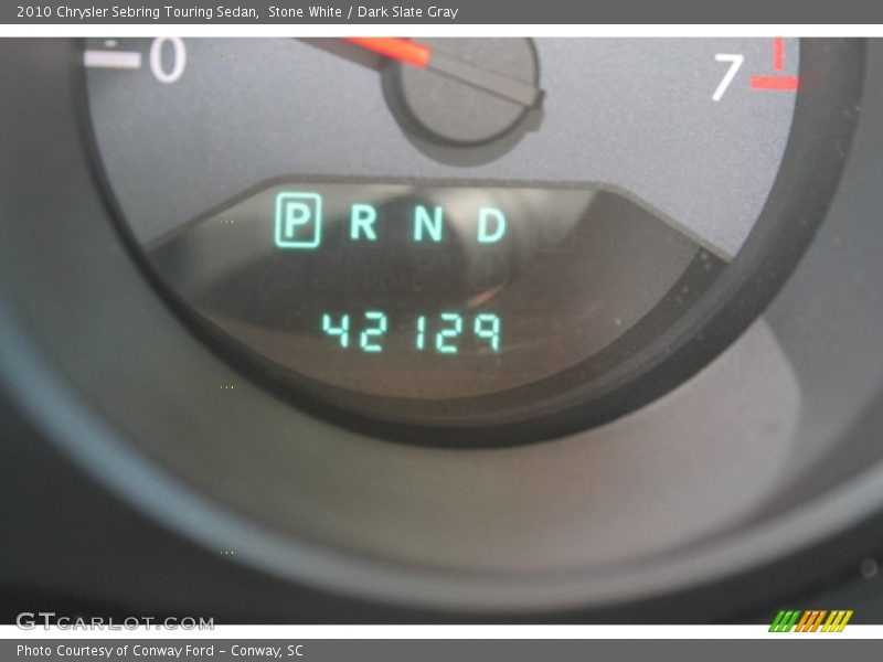 Stone White / Dark Slate Gray 2010 Chrysler Sebring Touring Sedan