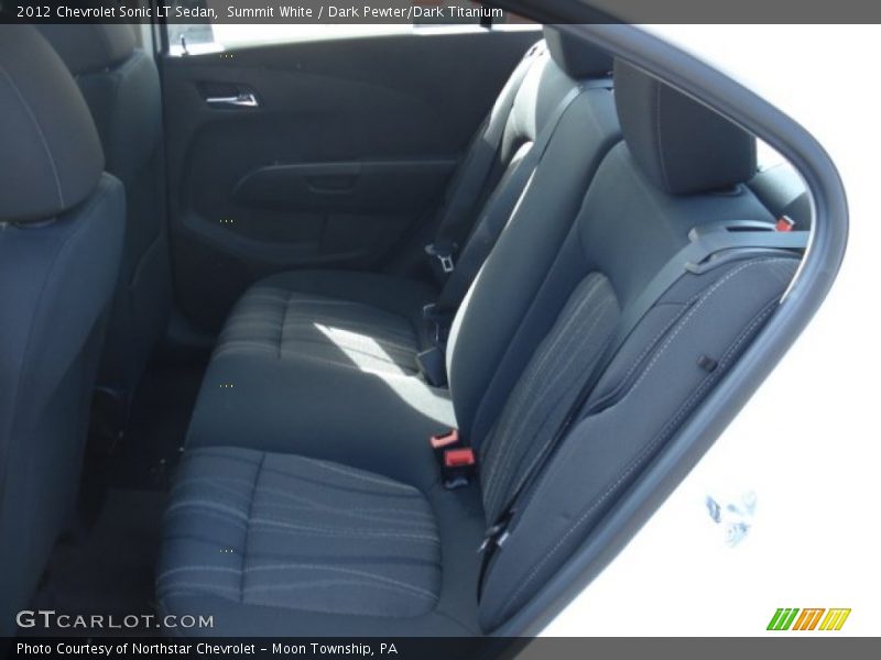 Summit White / Dark Pewter/Dark Titanium 2012 Chevrolet Sonic LT Sedan