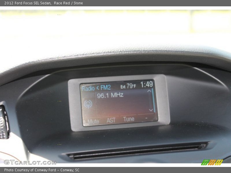 Race Red / Stone 2012 Ford Focus SEL Sedan