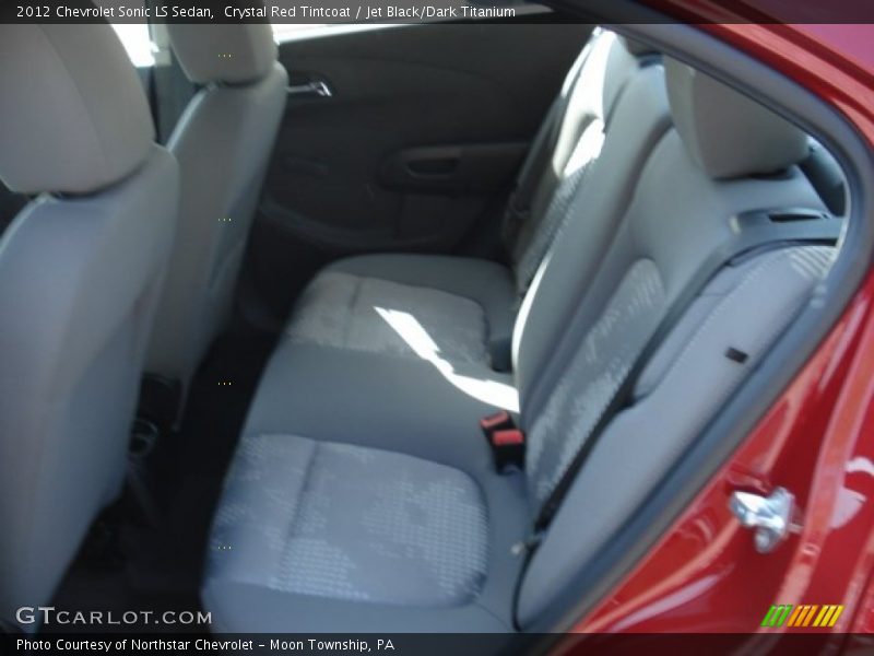 Crystal Red Tintcoat / Jet Black/Dark Titanium 2012 Chevrolet Sonic LS Sedan