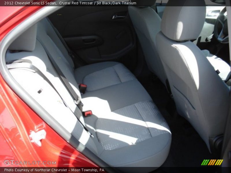 Crystal Red Tintcoat / Jet Black/Dark Titanium 2012 Chevrolet Sonic LS Sedan