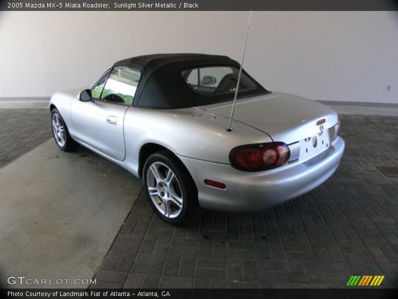 Sunlight Silver Metallic / Black 2005 Mazda MX-5 Miata Roadster